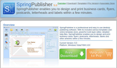 simple free desktop publishing software
